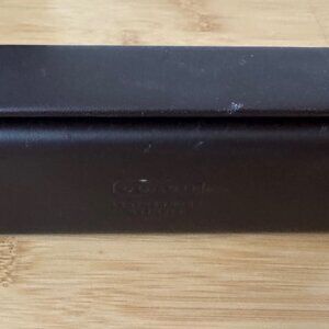 Vintage Coach Eyeglasses Sunglasses Case Leatherware Dark Brown Snap Box